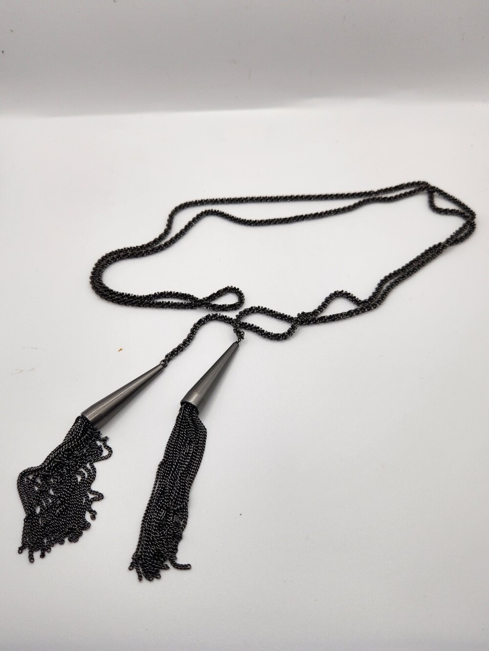 Kendra Scott Phara Lariat Necklace, Gunmetal